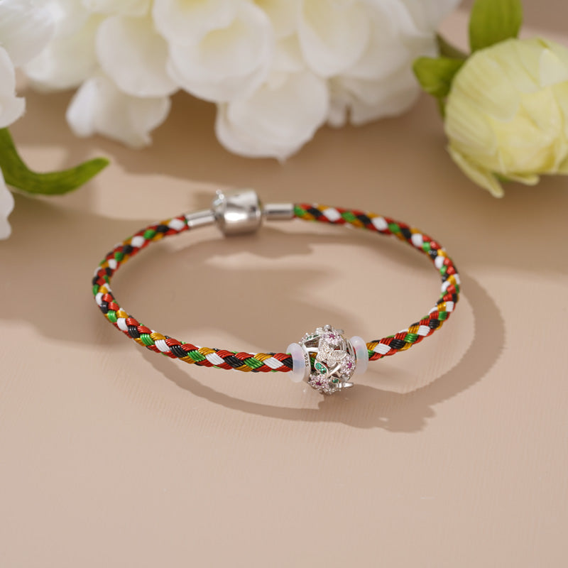 Gnoce Multicolor Basic Bracelet with 2 Pieces of Stoppers_3