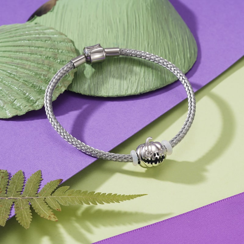 Gnoce Grey Basic Bracelet with 2 Pieces of Stoppers_3