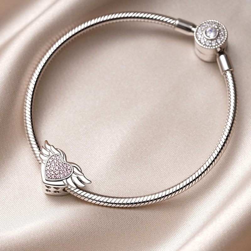 Gnoce Love Wing's Heart Personalized Photo Charm_2