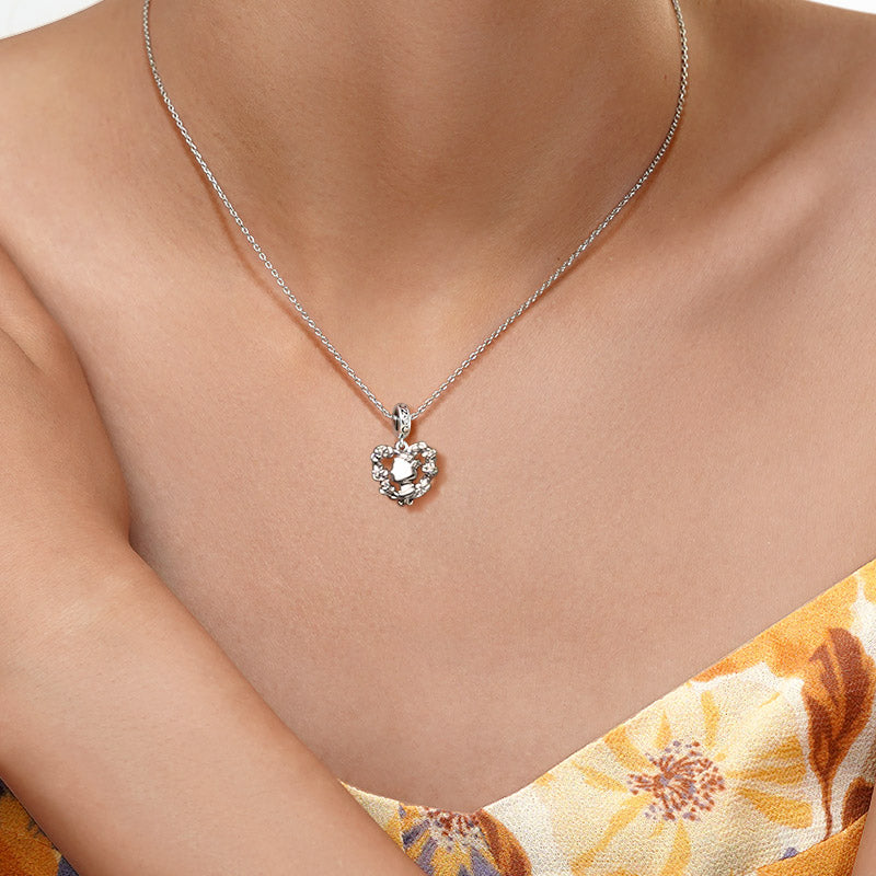 Gnoce Elegant Queen & Flower Pendant Dangle Charm_7