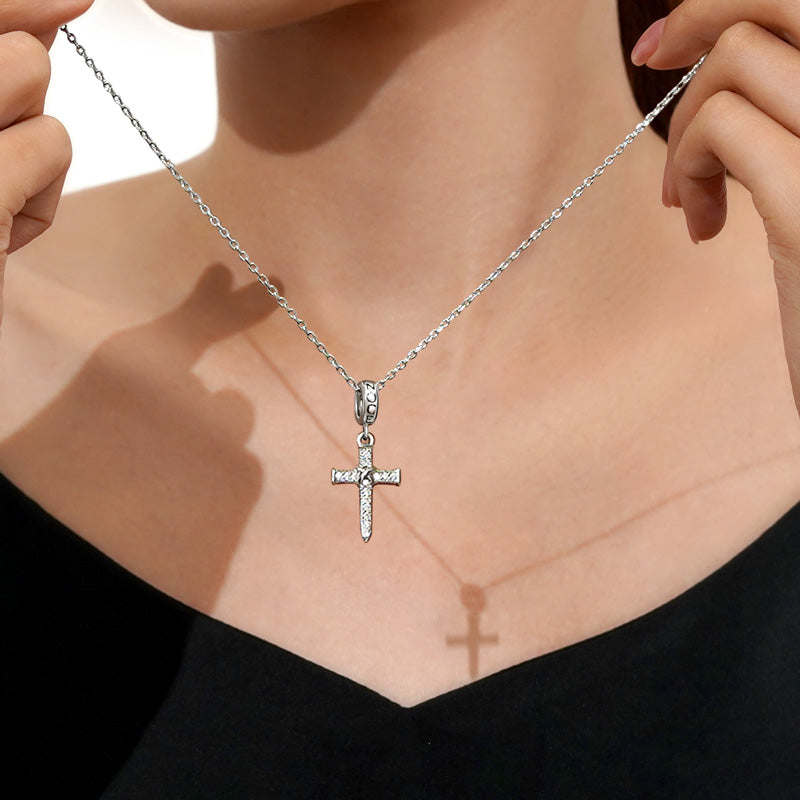 Gnoce Vintage Cross Pendant Dangle Charm_7