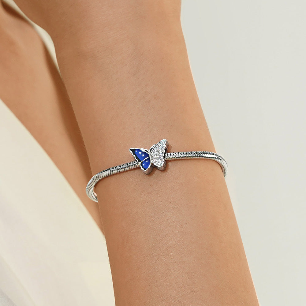 Gnoce Sparkling Fly Butterfly Charm_5