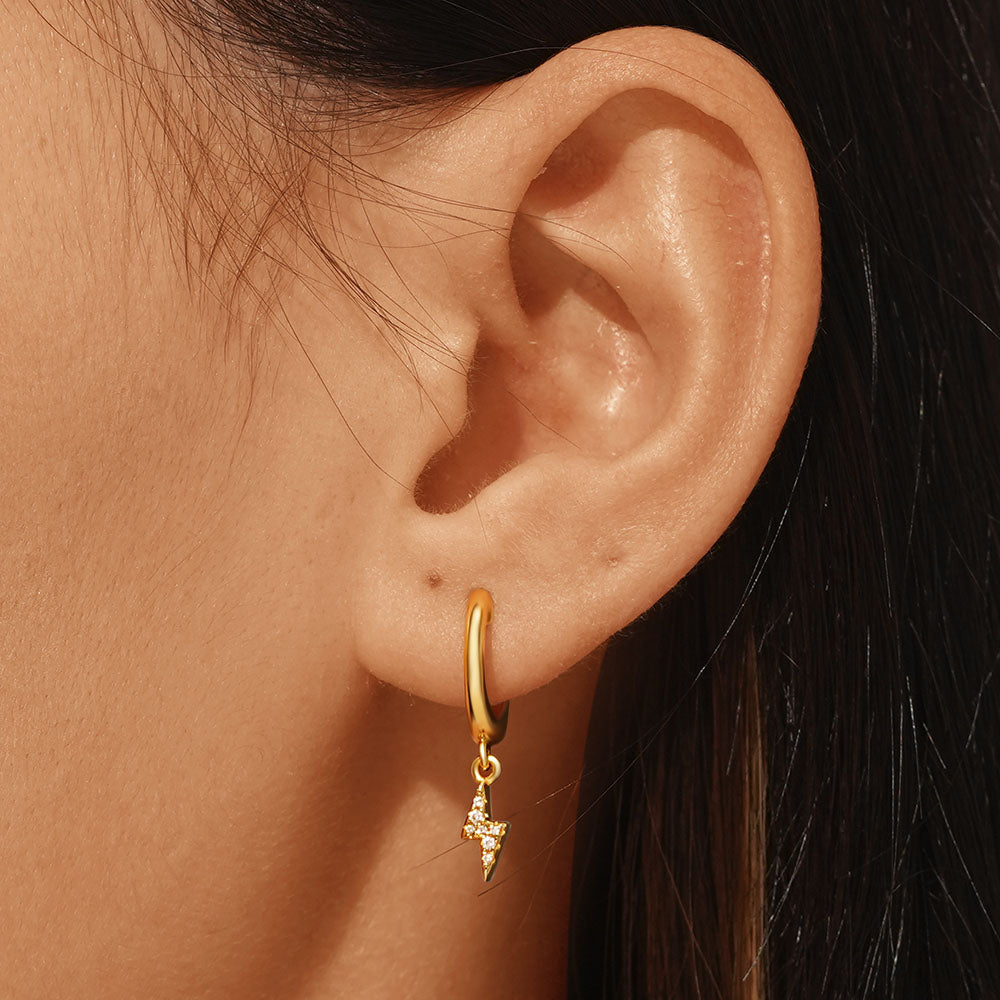 Gnoce Lightning Bolt Dangle Earrings_6