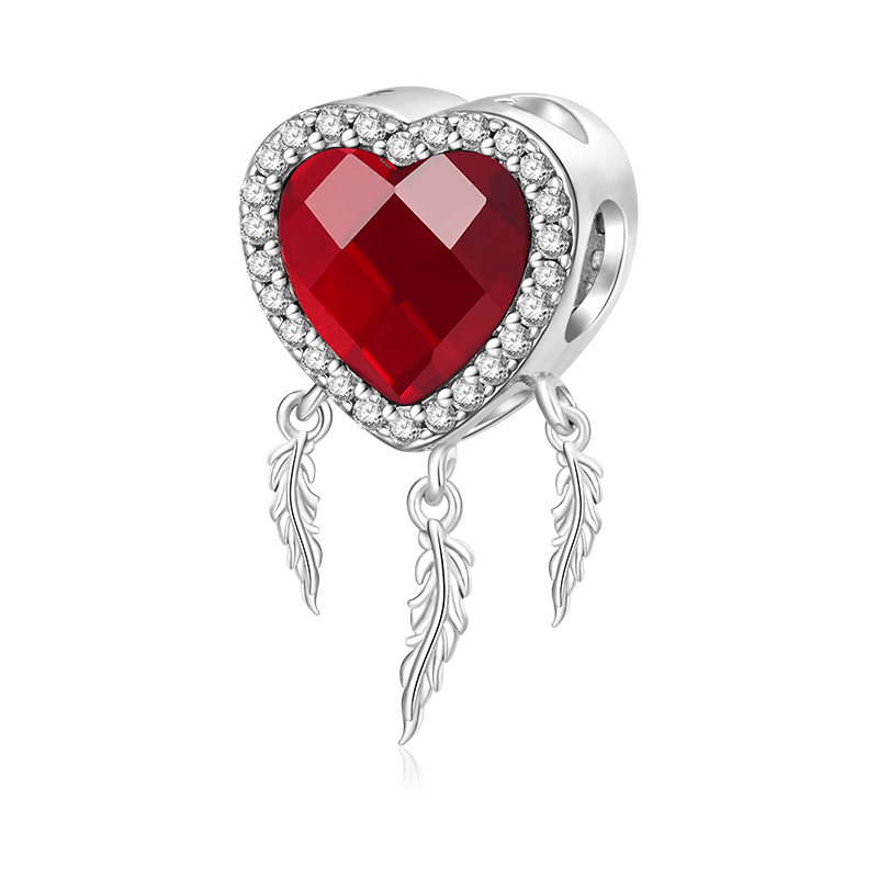 Gnoce Birthstone Dream Catcher Heart Charm_1