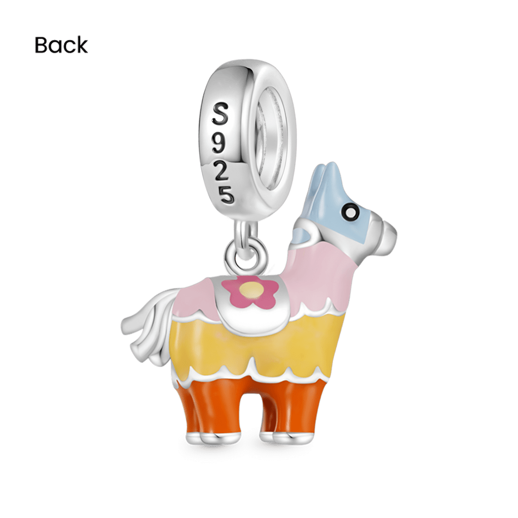 Gnoce Colorful Pinata Alpaca Animal Pendant Dangle Charm_2