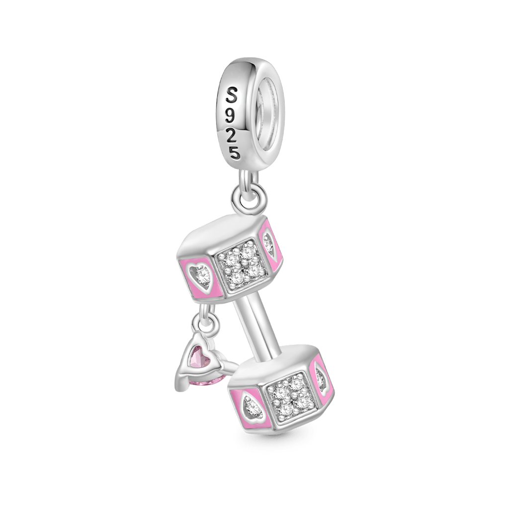 Gnoce Dumbbell Love Pendant Dangle Charm_2