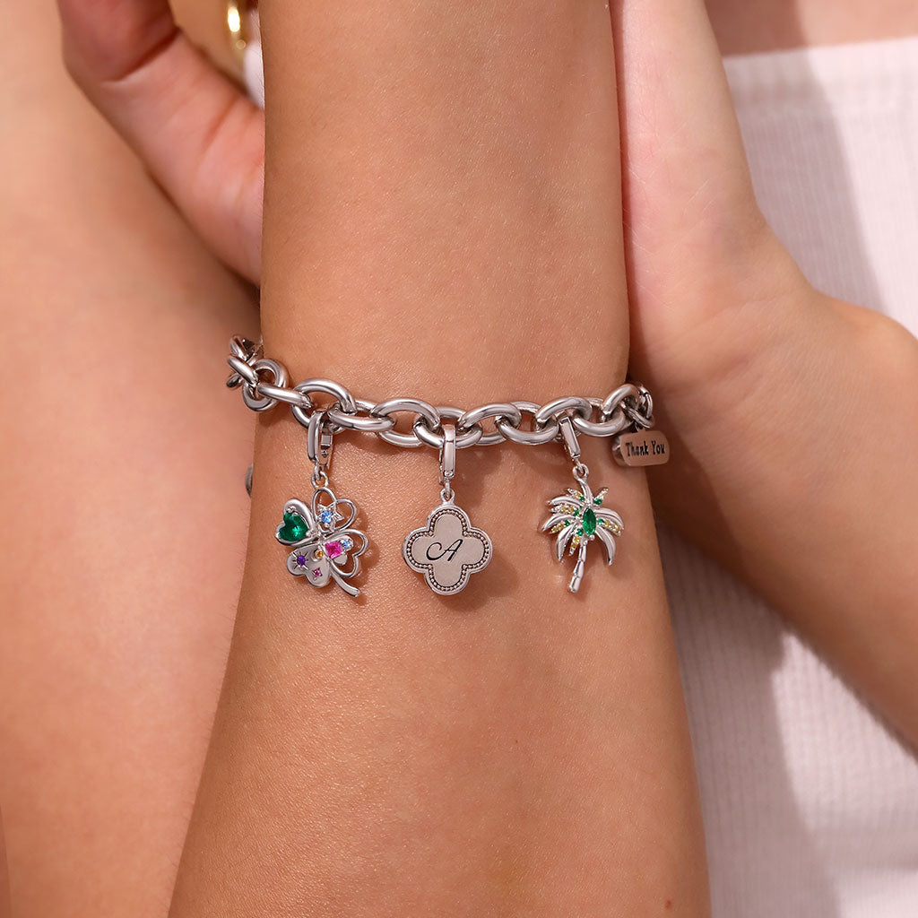 Gnoce Four Leaf Clover Clasp Clusters Charm_6