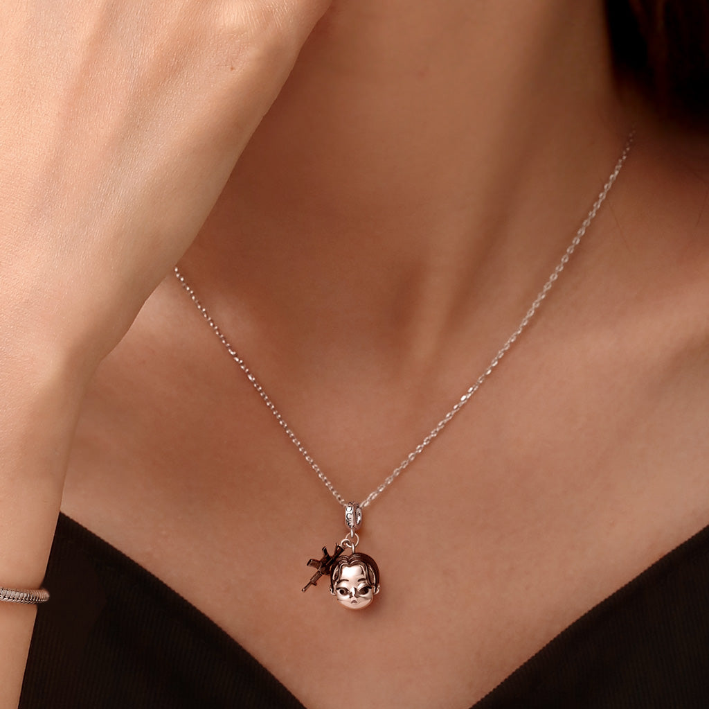 Gnoce Walking Dead Glenn Rhee Pendant Dangle Charm_5