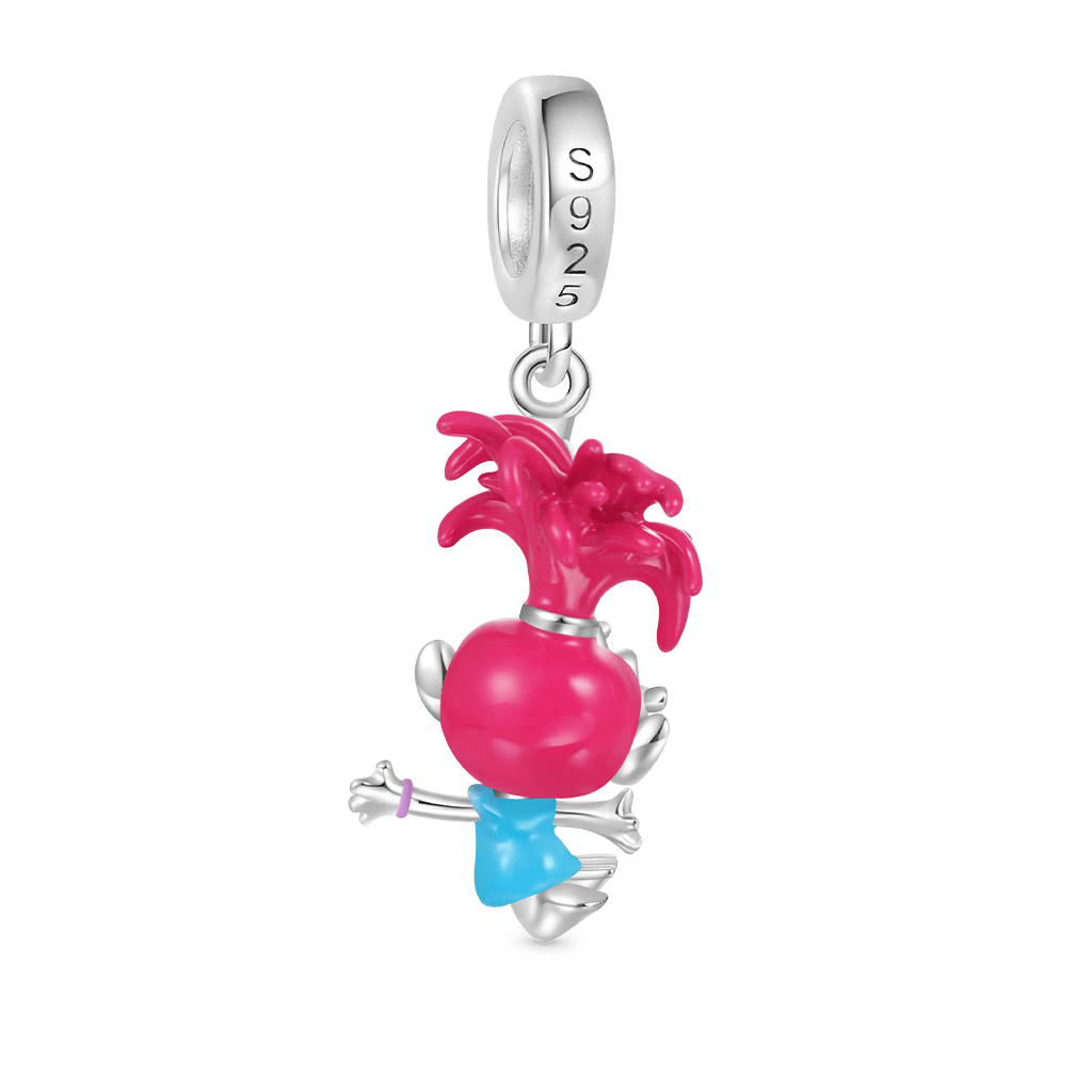 Gnoce Trolls Dancing Poppy Pendant Dangle Charm_2