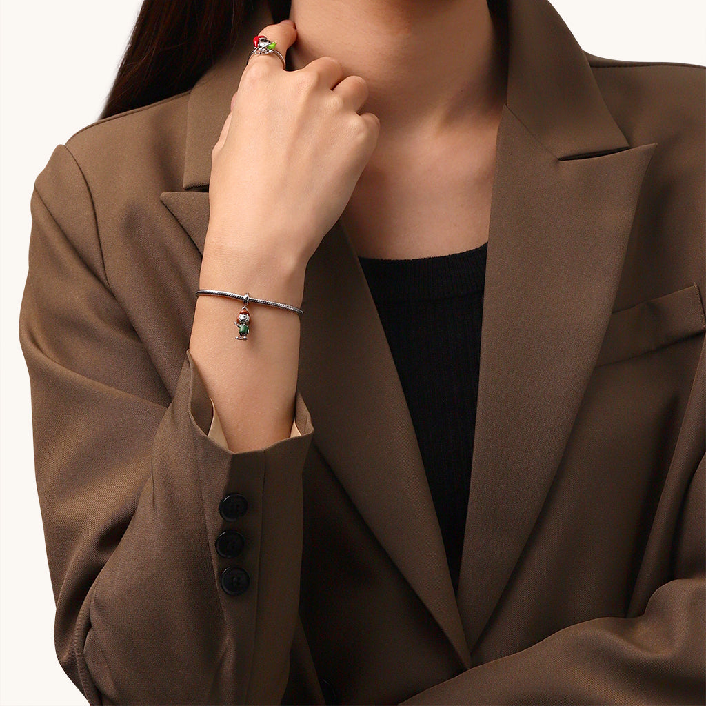 Gnoce Peanuts Peppermint Patty Pendant Dangle Charm_5