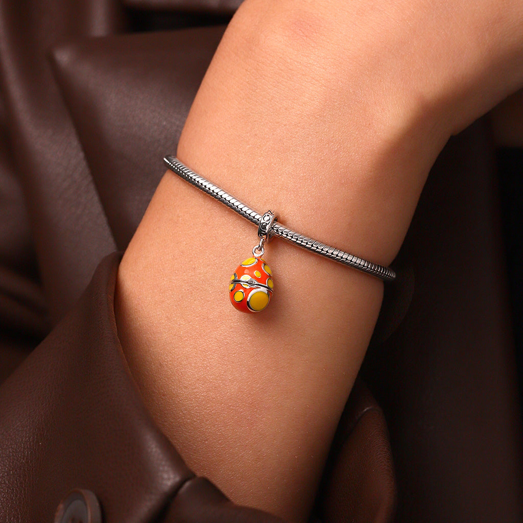 Gnoce Openable Easter Egg-Pocket Dachshund Pendant Dangle Charm_7