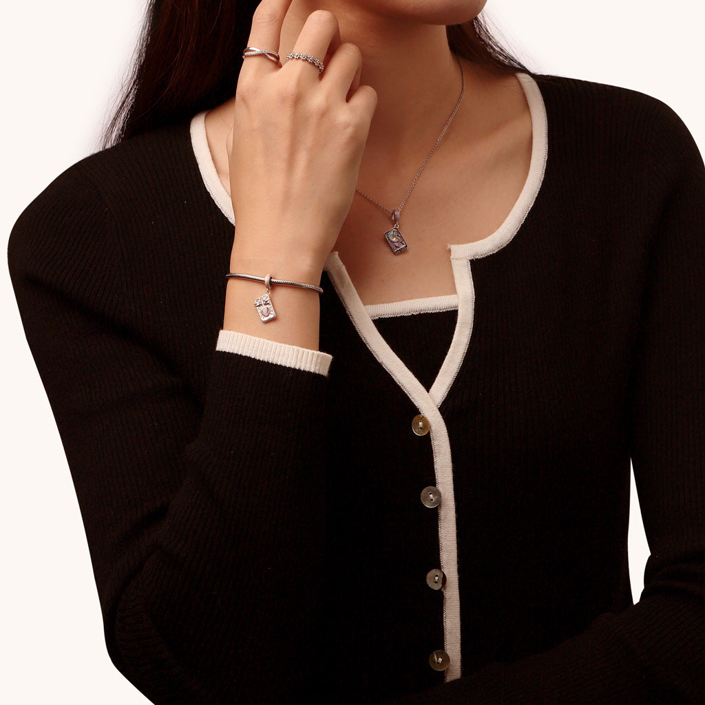 Gnoce Lovers Tarot Card Pendant Dangle Charm_4