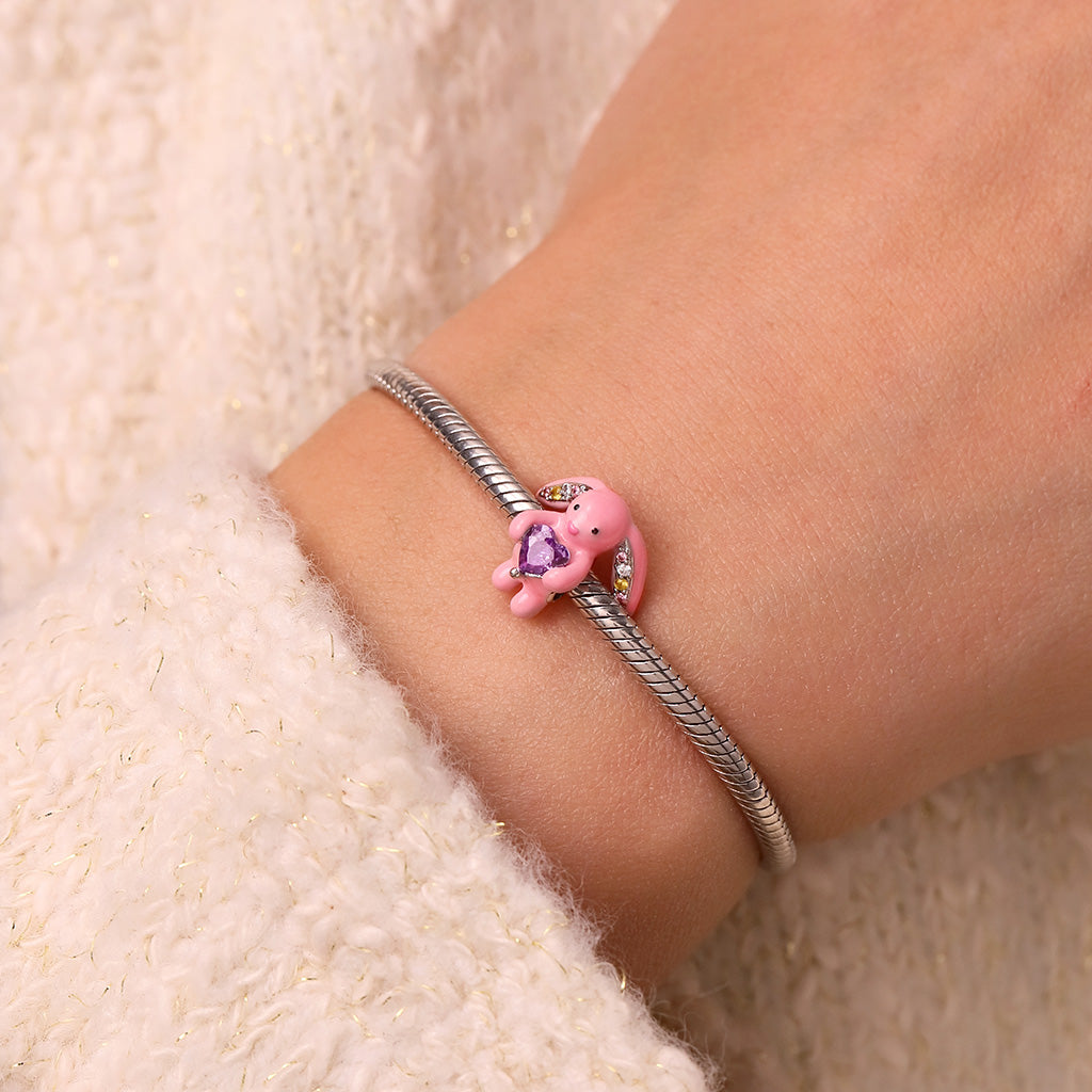 Gnoce Fun Blossom Bunny Embraces Love Charm_8