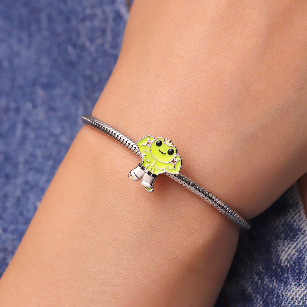 Gnoce Muscular Frog Magnetic Removable Pants Stopper Charm_7
