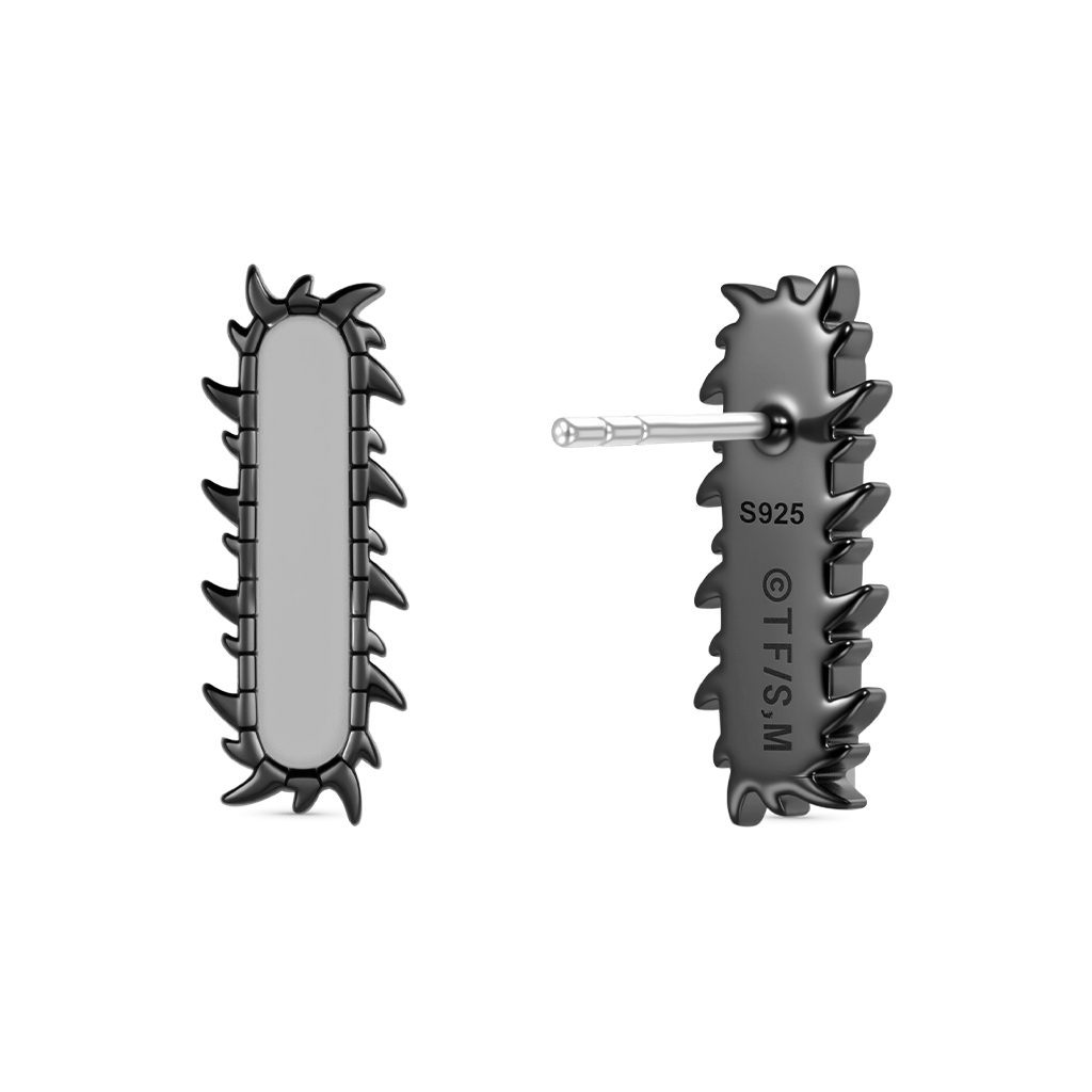 Gnoce Chainsaw Man Stud Earrings_4
