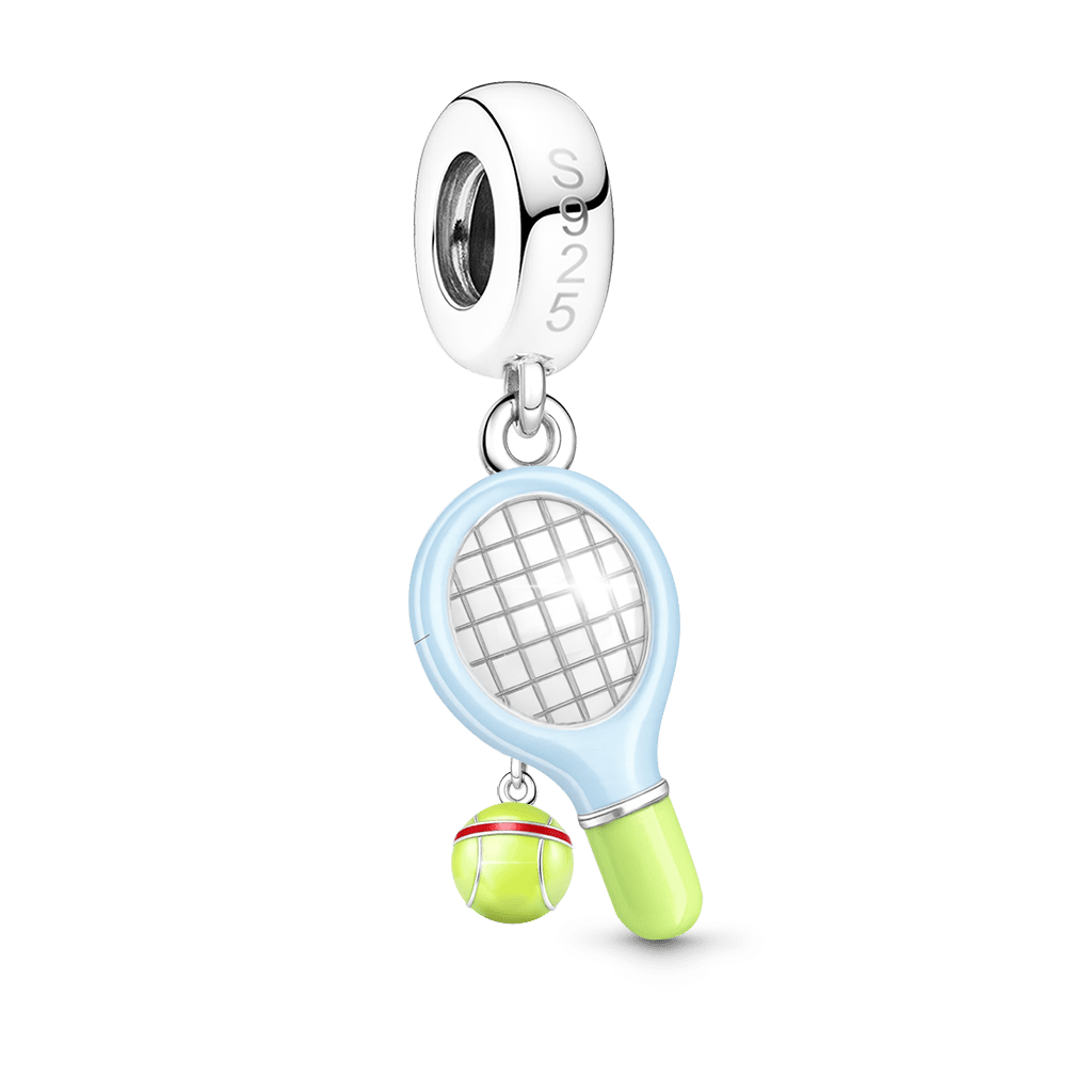 Gnoce Tennis Racket Pendant Dangle Charm_6