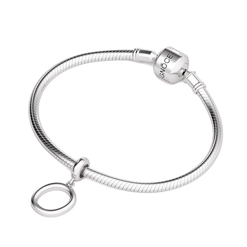 Gnoce "Our Story" Letter O 925 Sterling Silver Dangling Charm Great for Bracelet, Choker, Necklace_3