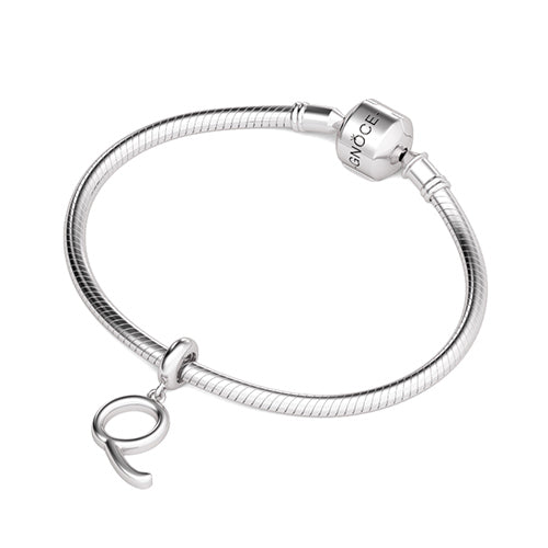 Gnoce "My Queen" Letter Q 925 Sterling Silver Dangling Charm Great for Bracelet, Choker, Necklace_3