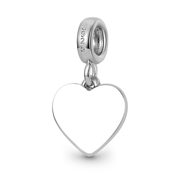Gnoce Colgante Colgante Corazón y Llave Grabable