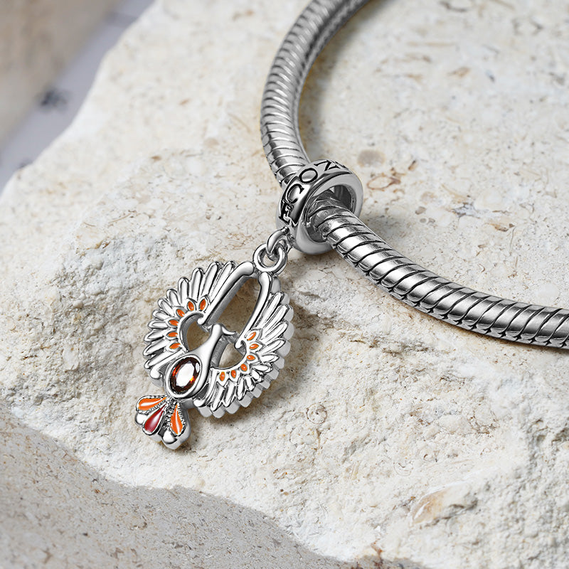 Gnoce Phoenix Pendant Dangle Charm_2