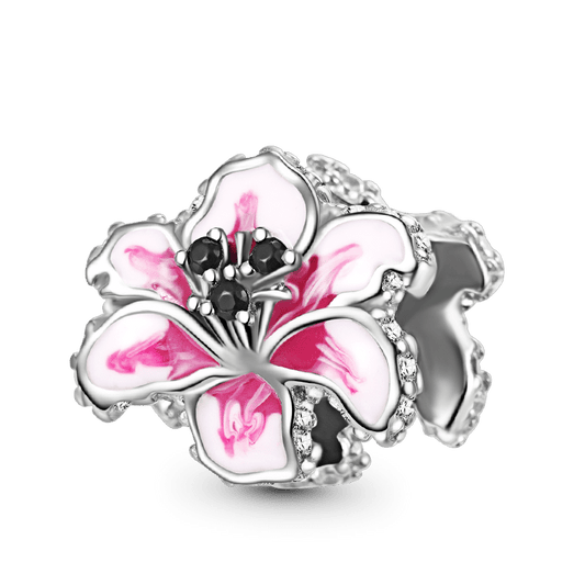 Gnoce Pink Lily Flower Charm_1