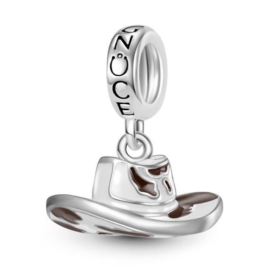 Gnoce Cowboy Hat Pendant Dangle Charm_1
