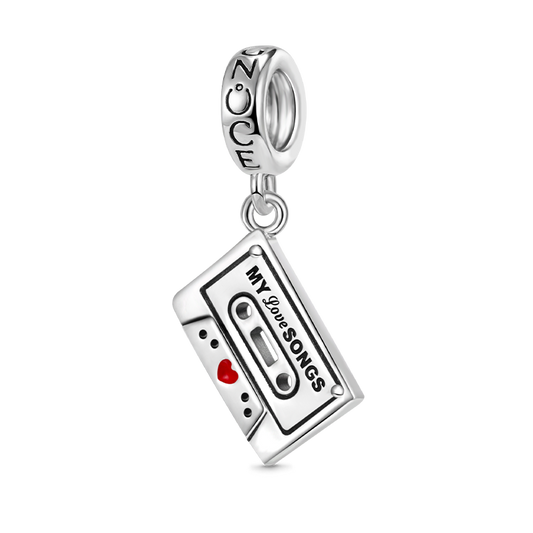 Gnoce Cassette Tape Pendant Dangle Charm_1