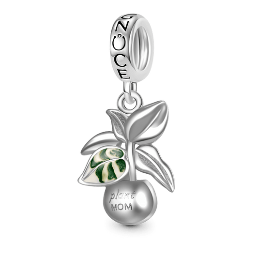 Gnoce Plant Mom Lover Pendant Dangle Charm_1