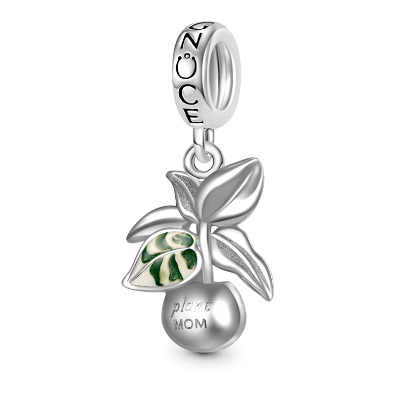 Gnoce Plant Mom Lover Pendant Dangle Charm_1