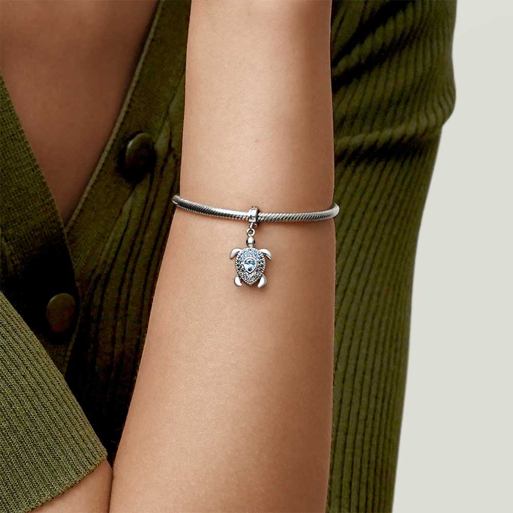 Gnoce Sea Turtle Pendant Dangle Charm_5