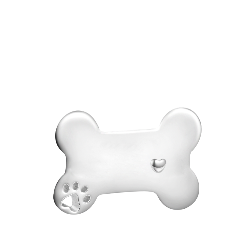 Gnoce Dog Loves Bone Engravable Pendant Dangle Charm_4