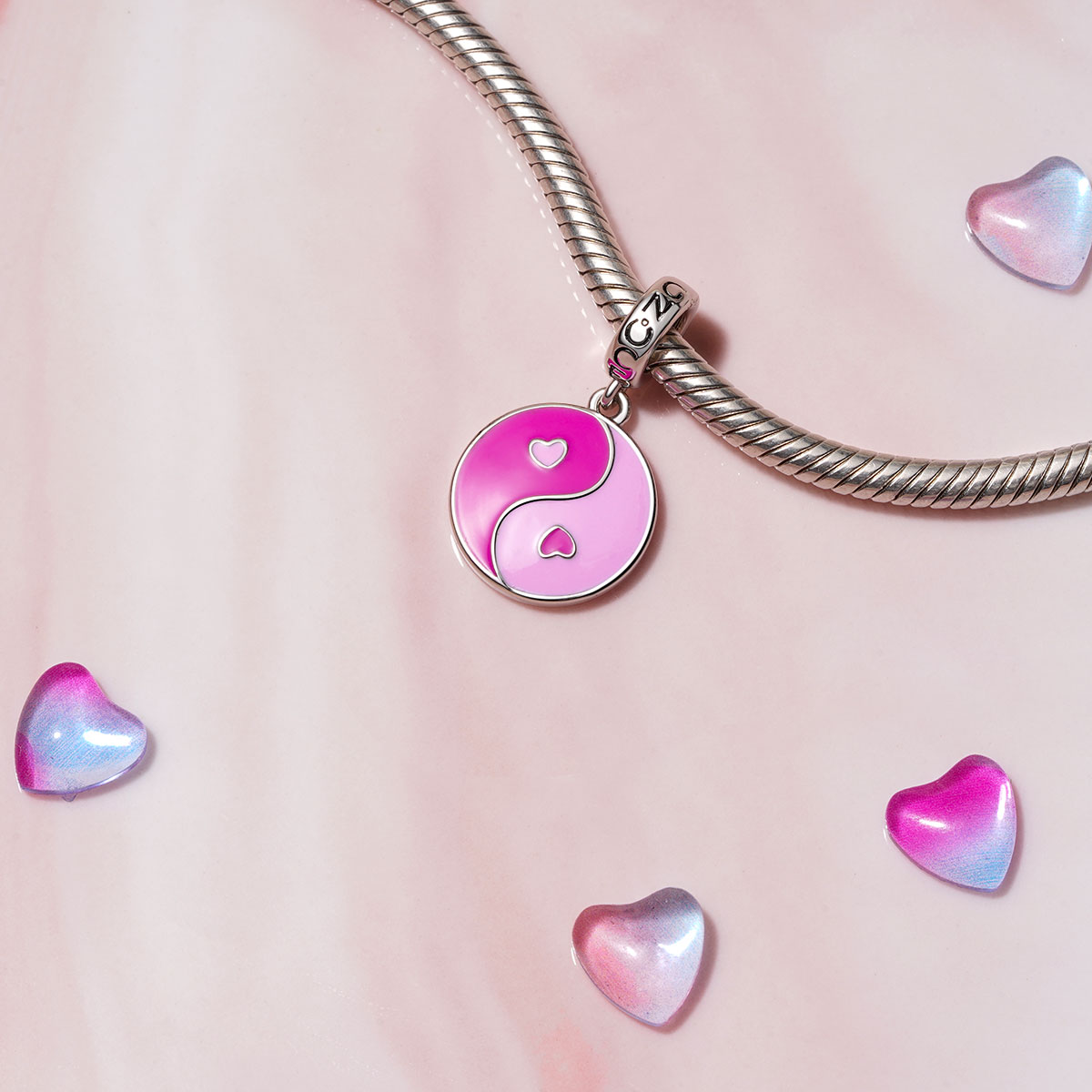 Gnoce "You Are the Yin to My Yang" Pendant Dangle Charm_3