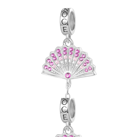 Gnoce Sparking Fan Pendant Dangle Charm_1