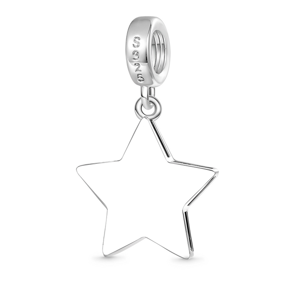 Gnoce Colgante Grabable Estrella Brillante