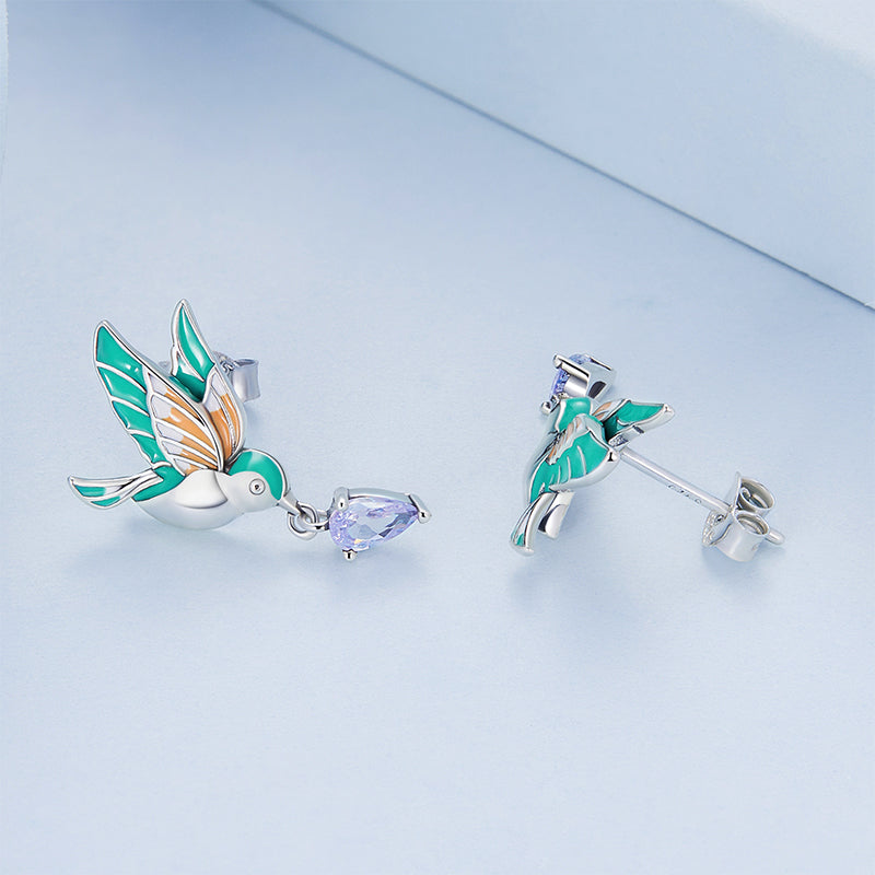 Gnoce Kingfisher Stud Earrings_3