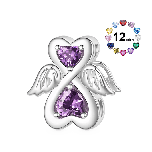 Gnoce Birthstone Angel Charm_1