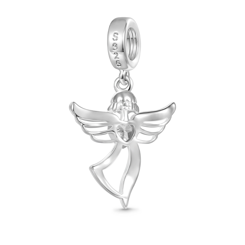 Gnoce Angel Wings Love Pendant Dangle Charm_2