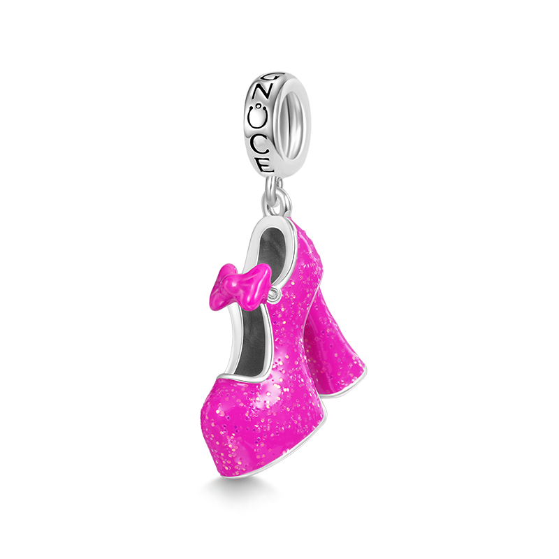 Gnoce Sexy Pink High Heel Pendant Dangle Charm_1