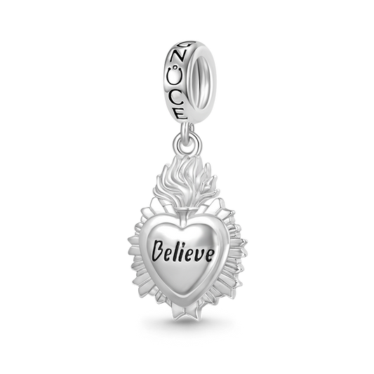 Gnoce Sacred Heart Talisman Pendant Dangle Charm_1