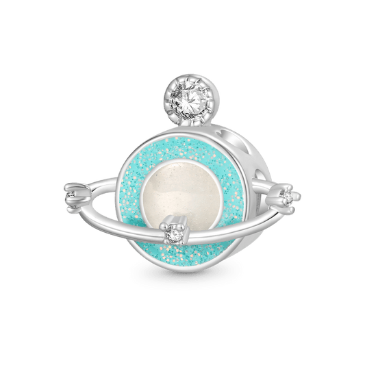 Gnoce "I love you to the moon and back" Planet Glow-in-the-Dark Charm_2