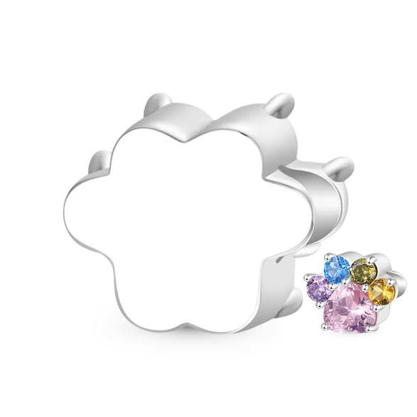 Gnoce Colgante de Pata de Mascota Grabable