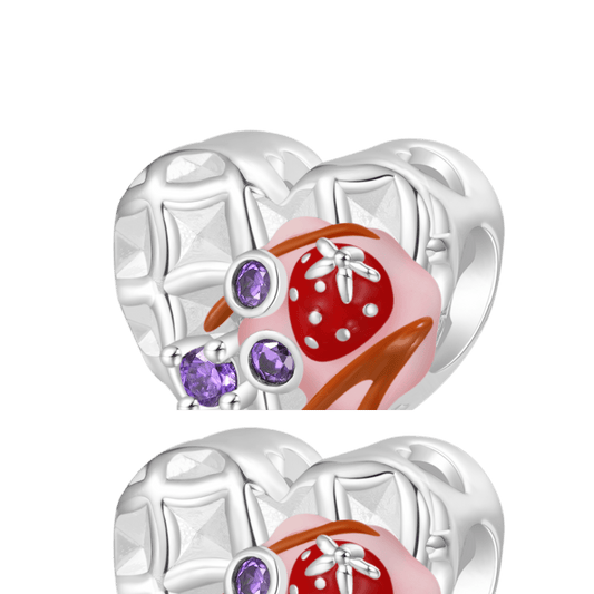 Gnoce Heart Waffle Charm_1