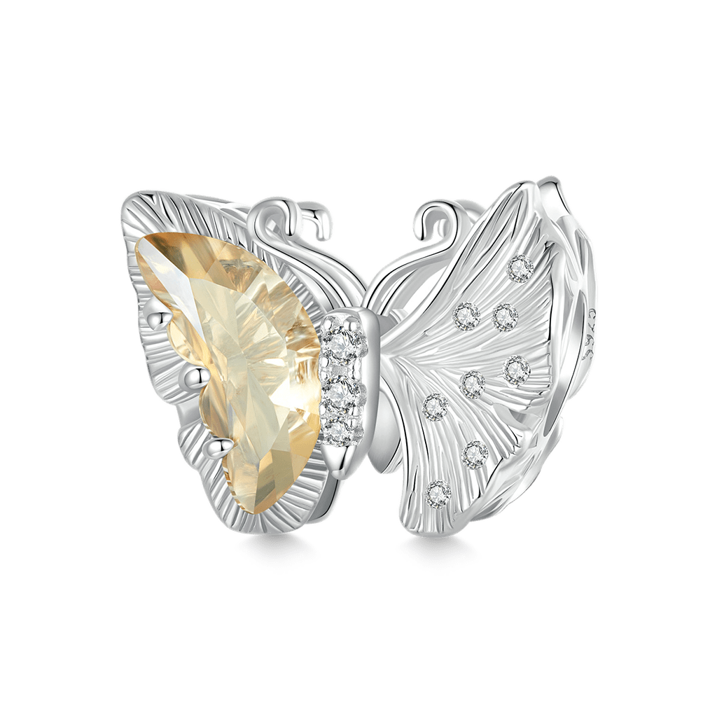 Gnoce Forest Romantic Golden Butterfly Charm_1