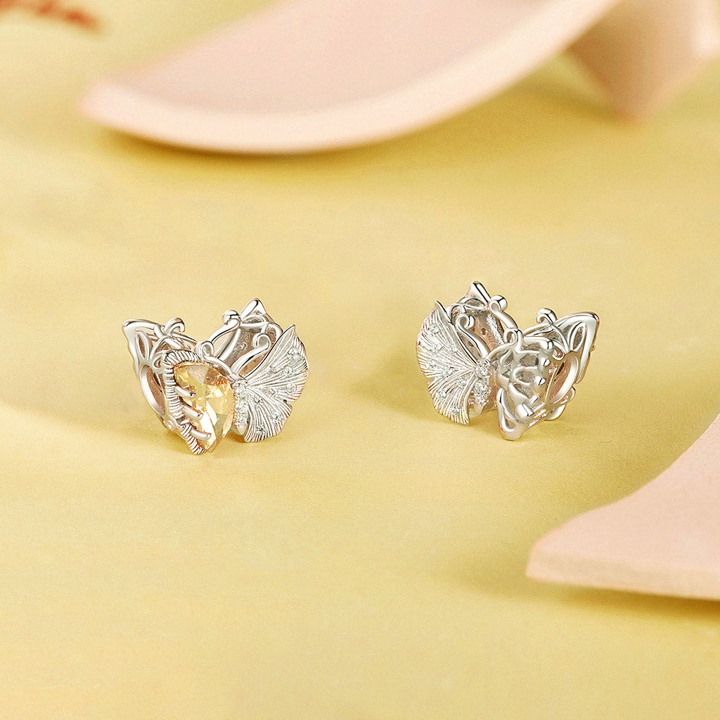 Gnoce Forest Romantic Golden Butterfly Charm_2
