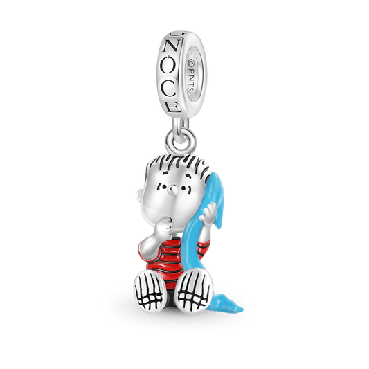 Gnoce Peanuts Linus Sitting with Blanket Pendant Dangle Charm_1