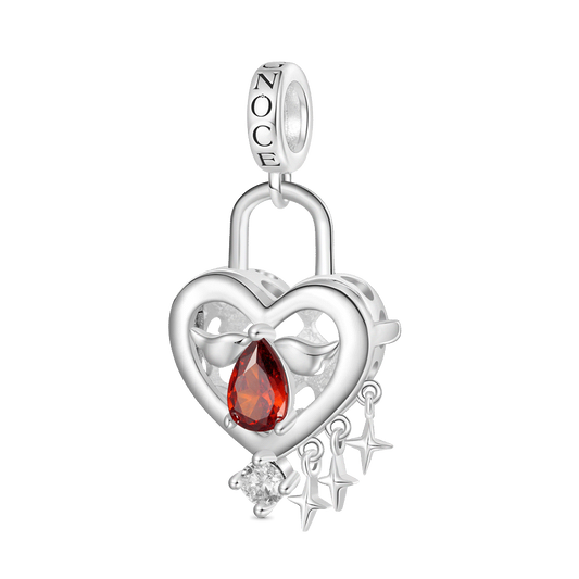 Gnoce Valentine's Day Love Lock Wireless LED Light Up Pendant Dangle Charm_2