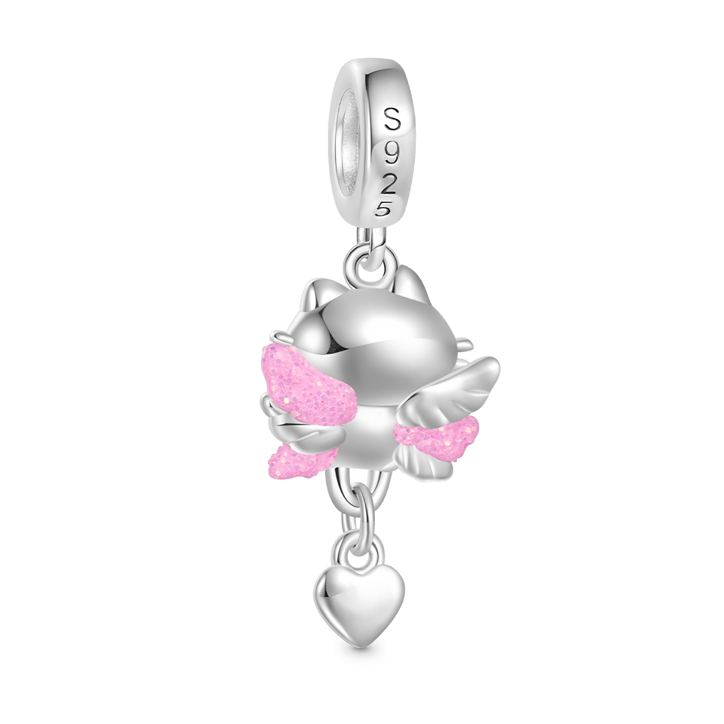 Snowy the Cat Angel Pendant_3