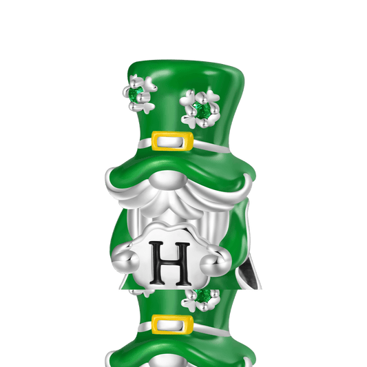 Gnoce St. Patrick's Day Engravable Gnome Charm_1