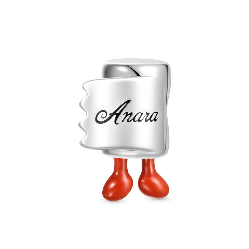 Gnoce Engravable Funny Toilet Paper Shaped Charm_2