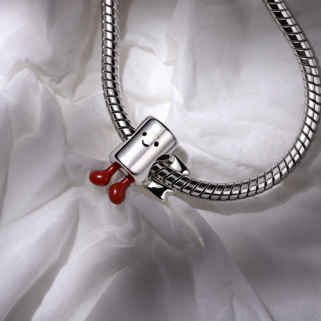 Gnoce Engravable Funny Toilet Paper Shaped Charm_4